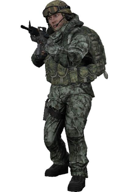 Модель PLA (rus_m_ar) для Counter-Strike: Source