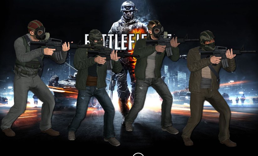 Модели New BF3 terrorist для Counter-Strike: Source
