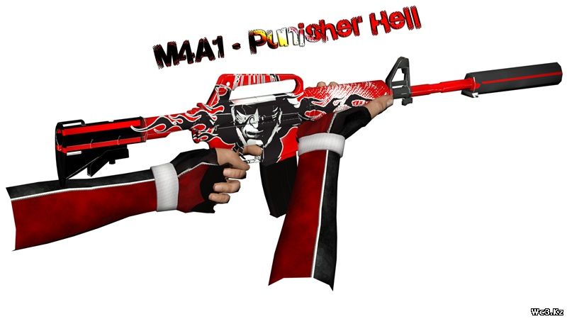 M4A1 - Punisher Hell для CS:S