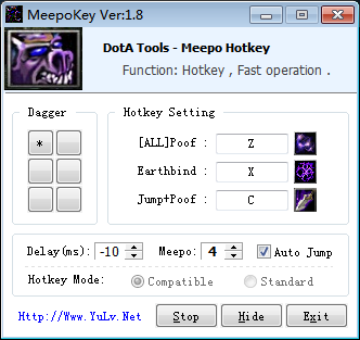 MeepoKey 1.8 | Dota Tools | Meepo HotKey