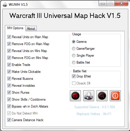 [WUMH] WARCRAFT III UNIVERSAL MAP HACK V1.5