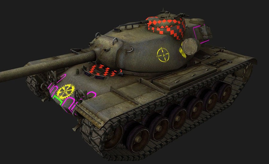 Контурные зоны пробития RS для World of Tanks 0.8.9