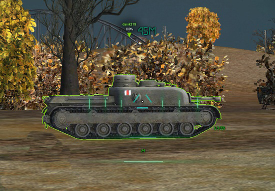 Аркадный и снайперский прицелы "Хищник" для World of Tanks 0.8.9