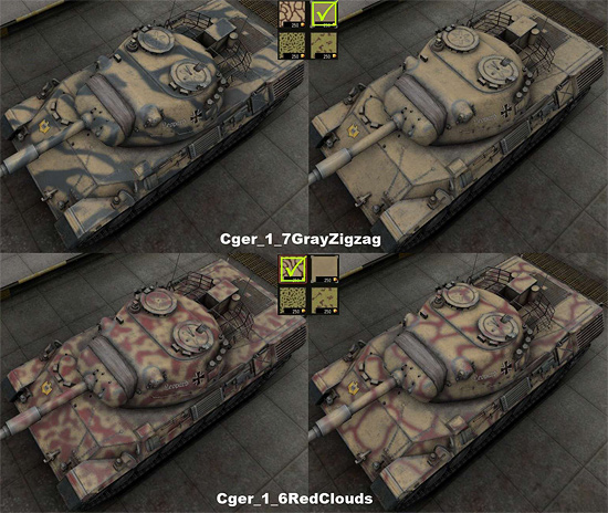 Новые изменённые камуфляжи для World of Tanks