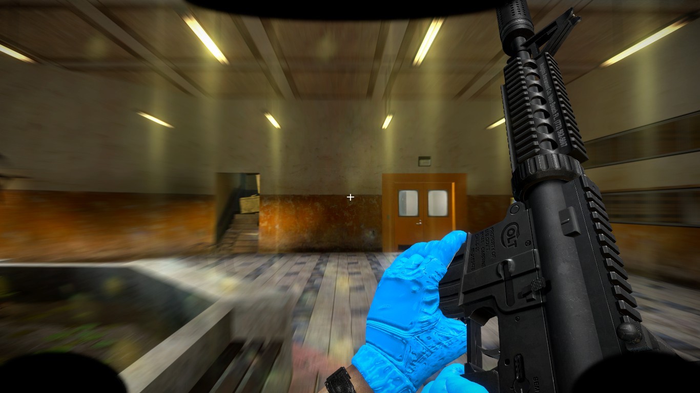 Перчатки FloppyFillets Custom Gloves:LightBlue для Counter-Strike: Source