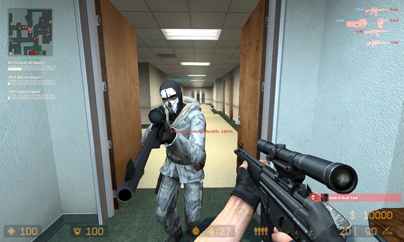 Маска террориста Default Artic with Ghost mask для Counter-Strike: Source