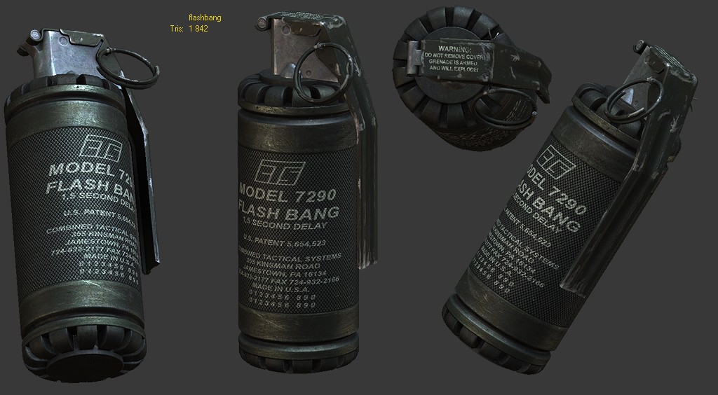 Модель гранат 7290 Flashbang для Counter-Strike: Global Offensive