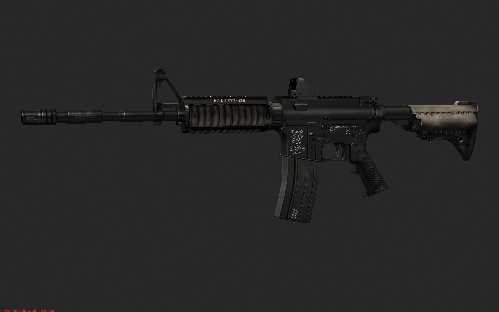 Модель Olympic Arms M4A1 для Counter-Strike: Source