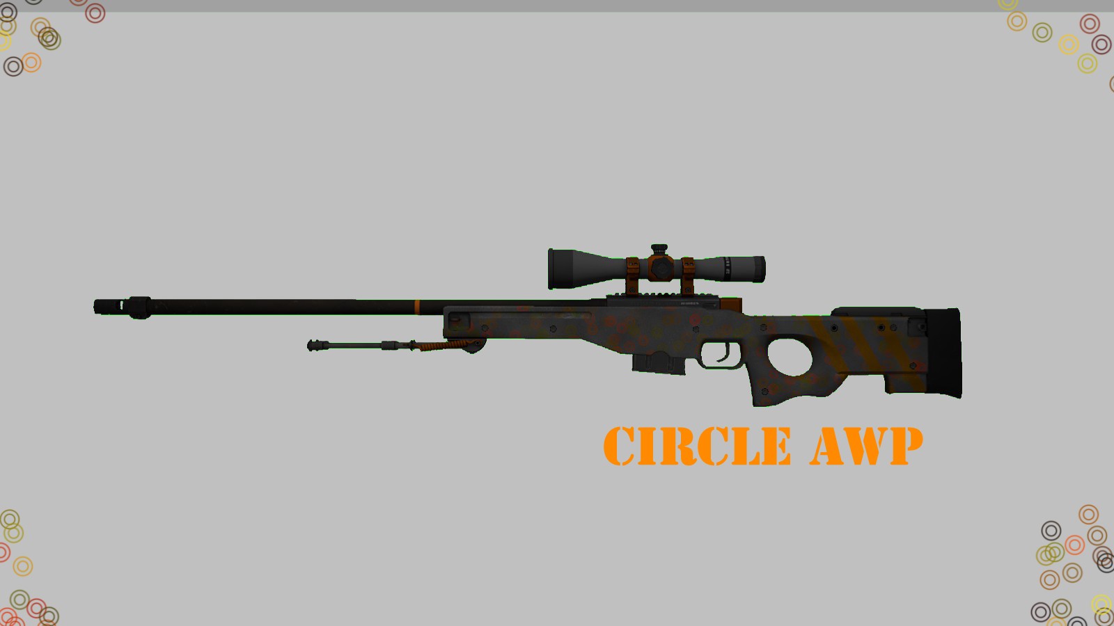 Шкурка снайперской Circle AWP для CS: GO