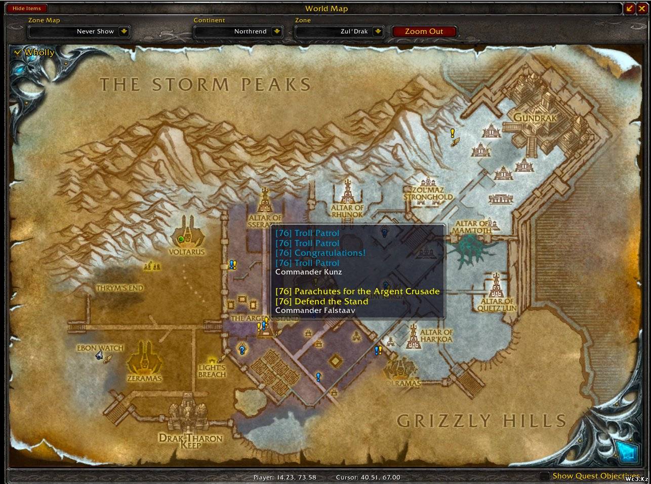 Аддон Wholly для World of Warcraft 5.4