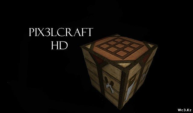 Ресурс пак PixelCraft HD для Minecraft 1.7.6/1.7.5