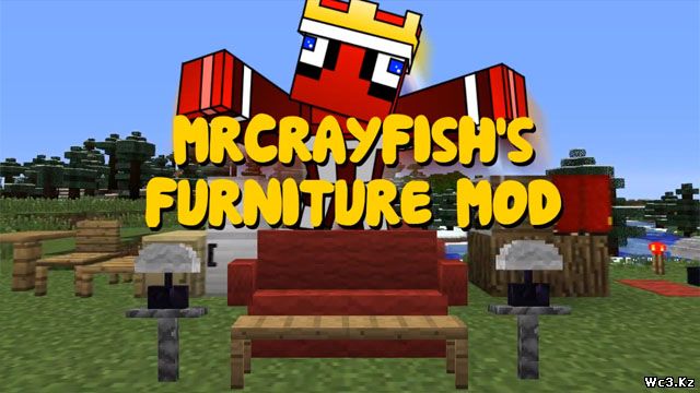 Мод MrCrayfish’s Furniture для Minecraft 1.7.2