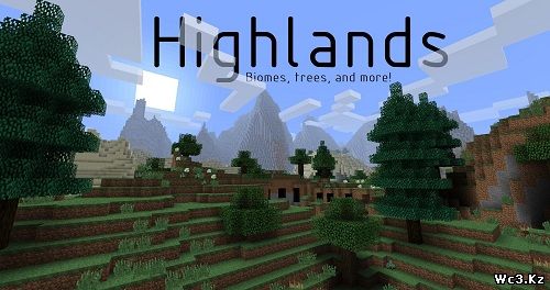 Мод Highlands для Minecraft 1.7.2