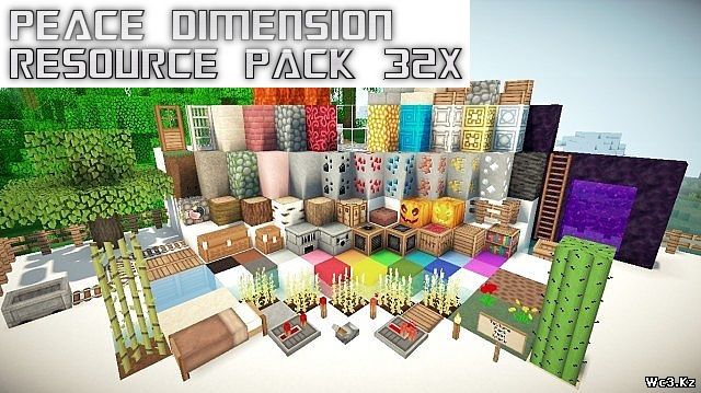 Ресурс пак Peace Dimension для Minecraft 1.7.9/1.7.2