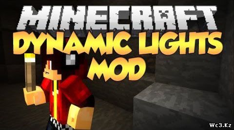 Мод Dynamic Lights для Minecraft 1.7.2