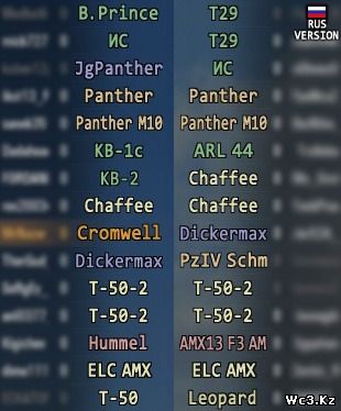 Иконки танков от Mr_ALEX & MrNazar для World of Tanks (WoT) 0.9.0