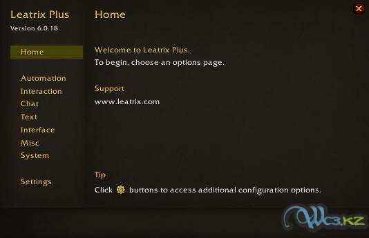 Аддон Leatrix Plus v6.0.25 для WoW 6.0.3