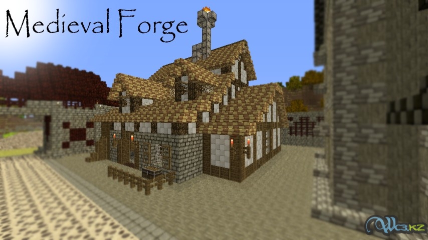 Уютный дом (Medieval Forge) Карта 1.8.4, 1.8.3, 1.8, 1.7.10
