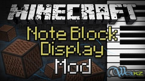 Мод Note Block Display 1.8, 1.7.10