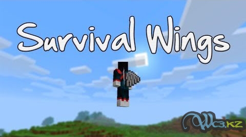 Мод Survival Wings для Майнкрафт 1.7.10, 1.7.2, 1.6.4, 1.6.2, 1.5.2
