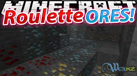 Мод Roulette (Lucky) Ores для Майнкрафта 1.7.10