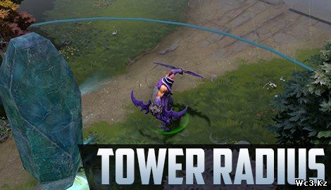 Мод Tower Radius для DotA 2