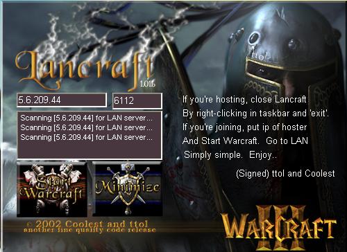 LanCraft для Warcraft 3 Frozen Throne
