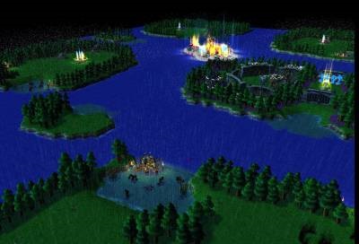 Карта Park for Night для WarCraft 3