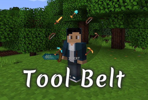 Мод Tool Belt для Minecraft