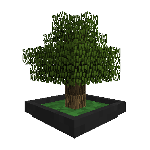 Мод на новое дерево "Бонсай" в Майнкрафт